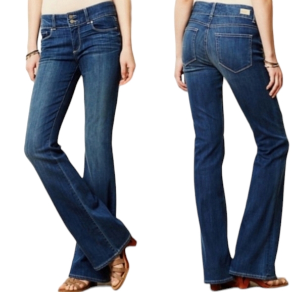 Paige Premium Denim Women's Hidden Hills Avalon Low Rise Flare Size 26 - Picture 1 of 14